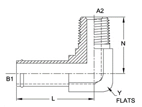 BF044505CF 1//4/" bspp fem 45 x 5//16/"ID tuyau insert tuyau hydraulique insère /& f