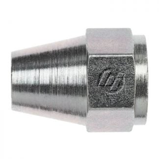 5/8 Tube OD Brennan Industries 0306-N-10 Steel NWO Style Adjustable Nut 0.360 Width 1.000 Hex 7/8-14 Thread 