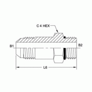 6400-L-O Tube Fittings And Adapters By Brennan Industries