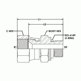 Brennan Industries 7752-O-ISO 6149 Conversion Adapters