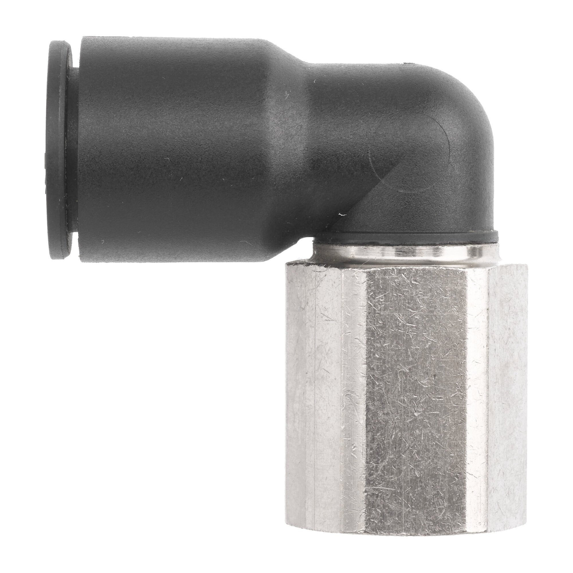 Brennan PCNY2601-06-06-02 PBT Push-to-Connect Tube Fitting 3/8 Tube OD x 1/8 NPT Male x 3/8 Tube OD Branch Tee 