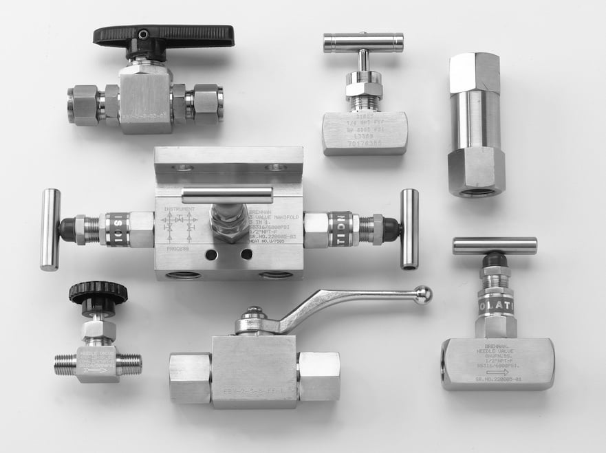 Instrument Tube & Valve Fittings - High Purity Components