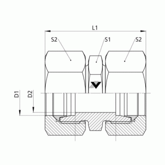 Brennan Industries D2403-EQUAL DIN Fittings