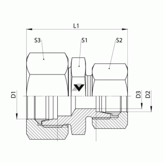 Brennan Industries D2403-REDUCER DIN Fittings