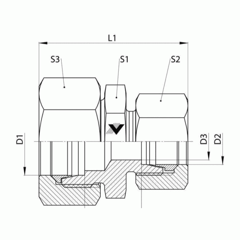 Brennan Industries D2403REDUCER DIN Fittings