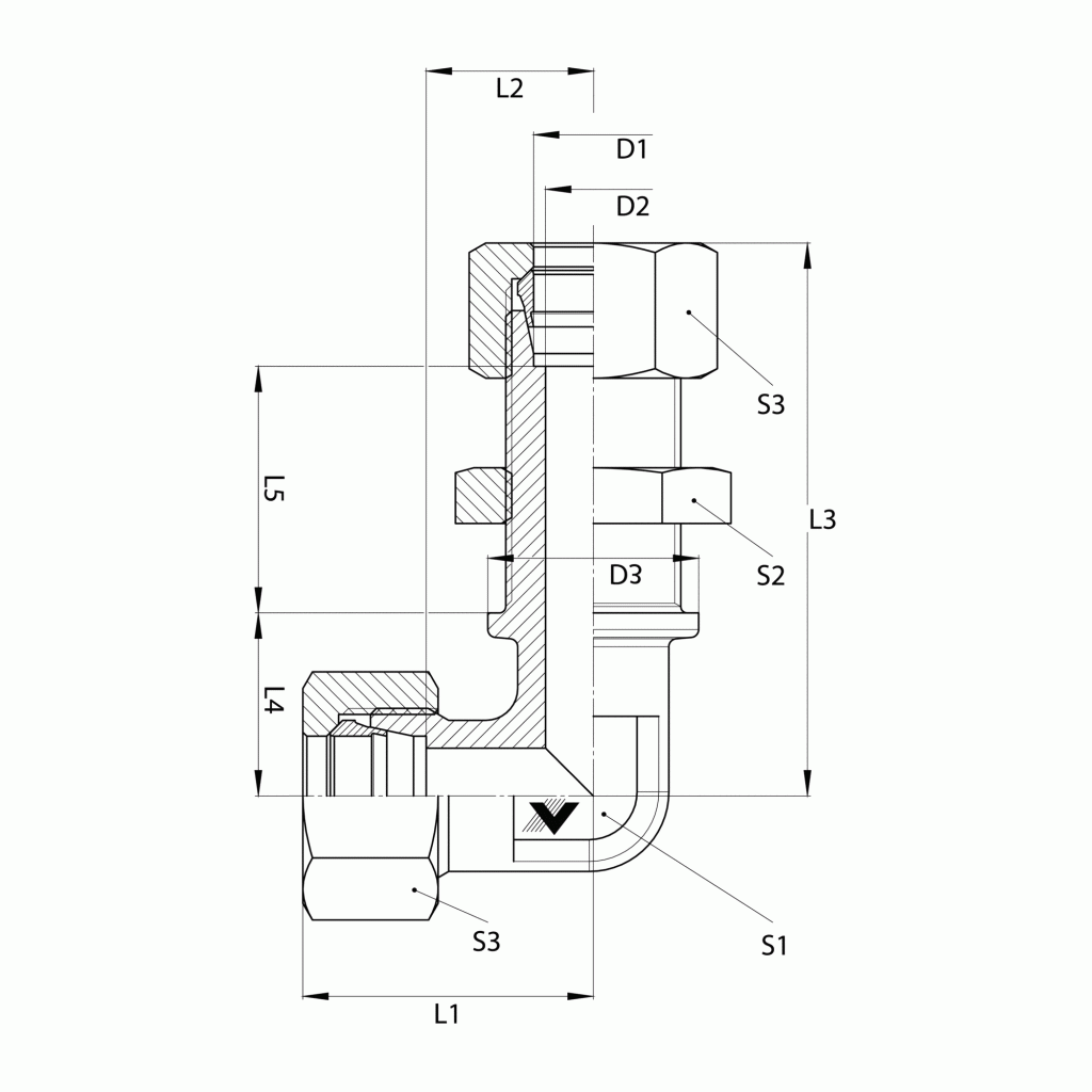 Brennan Industries D2701LN DIN Fittings